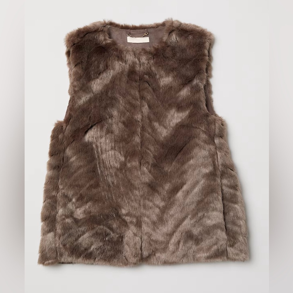 H&M Ladies Faux Fur Vest